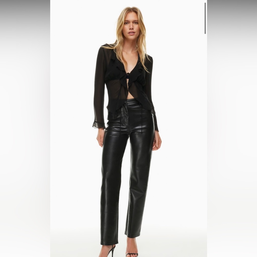 Aritzia Melina Leather Pant TALL